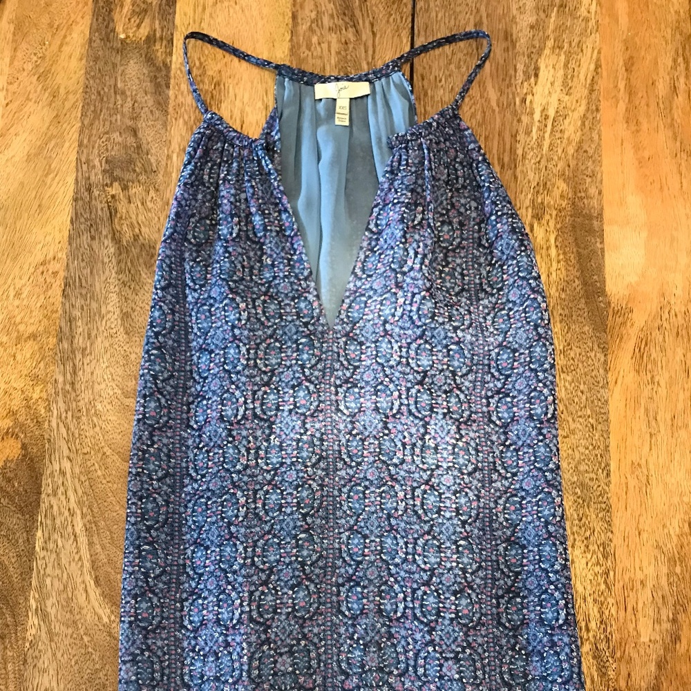 Joie Blue Silk Tank